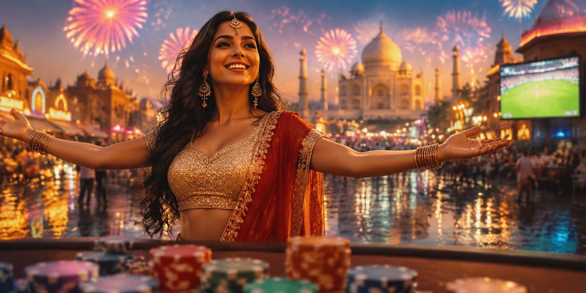Live Baccarat game streamed from Agra Taj Mahal casino with players interacting